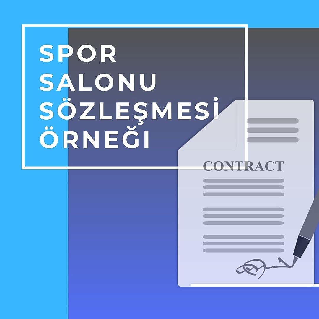 spor salonu üye sözleşme örneği pdf